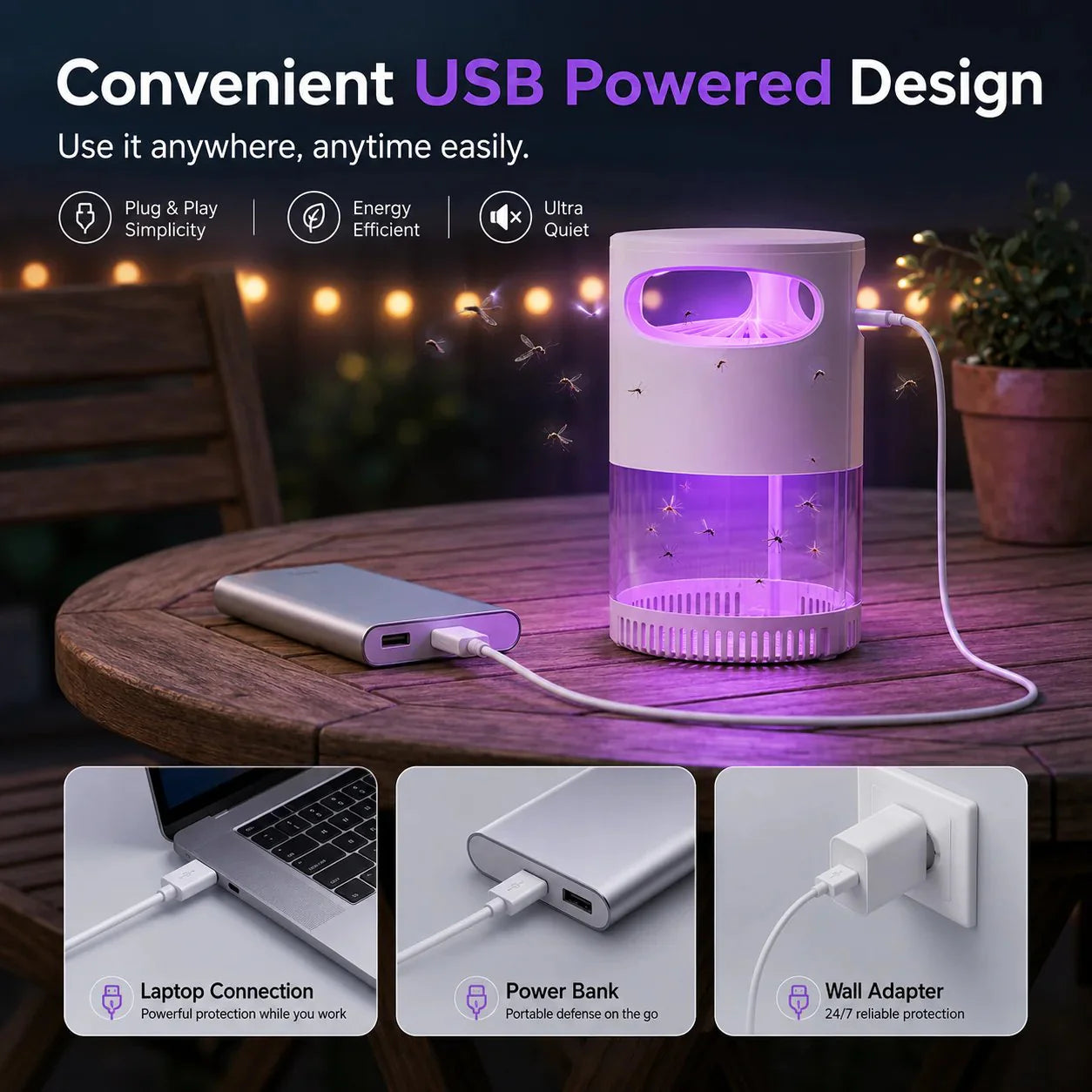 Celluvia GlowTrap™ UV Mosquito Killer Lamp