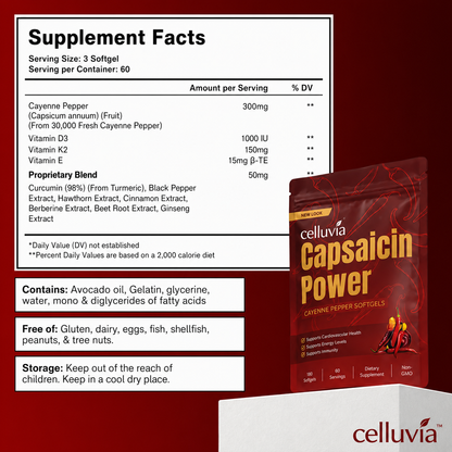 Celluvia Capsaicin Power