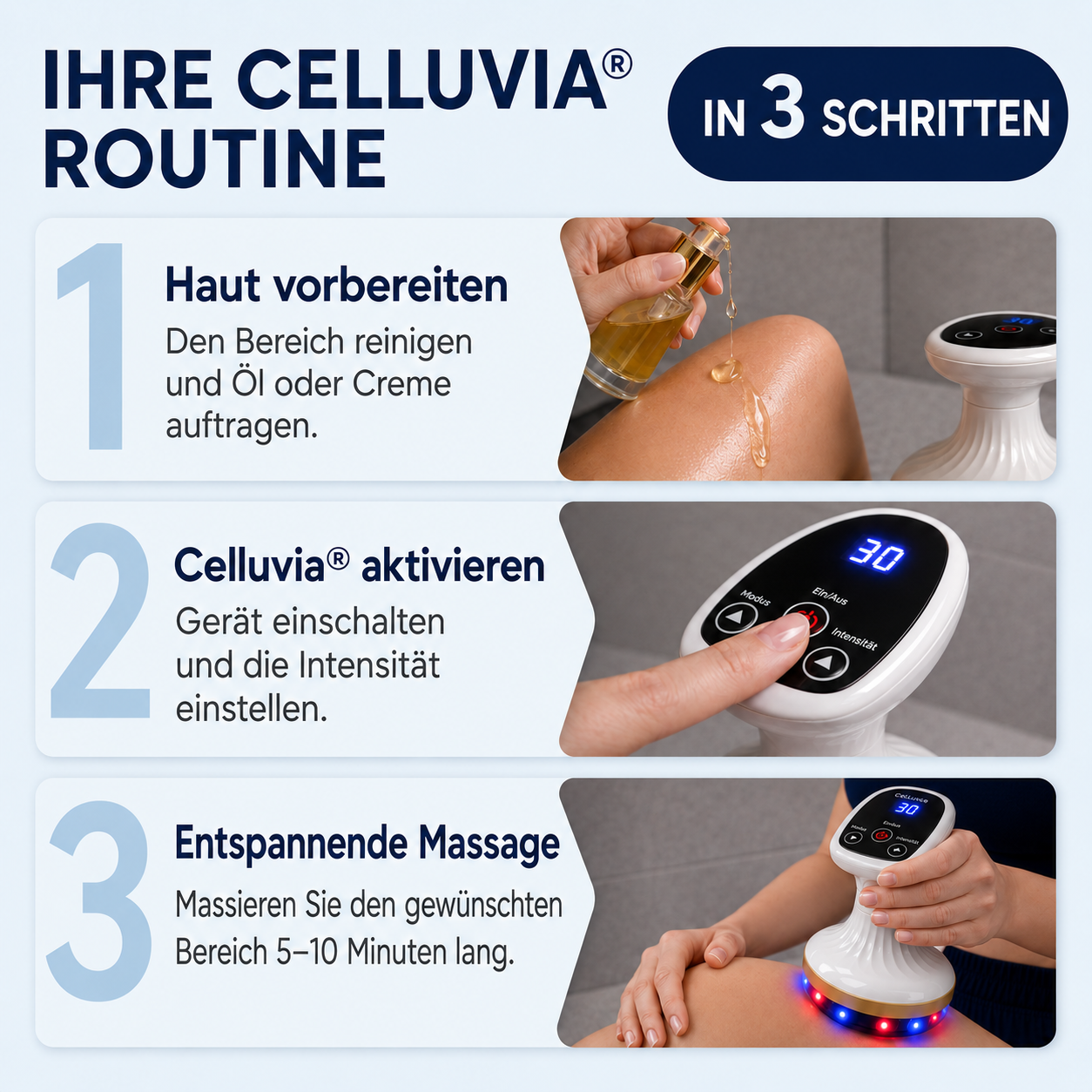 Celluvia™ SculptGlow – Straffere, definiertere Haut über Nacht.