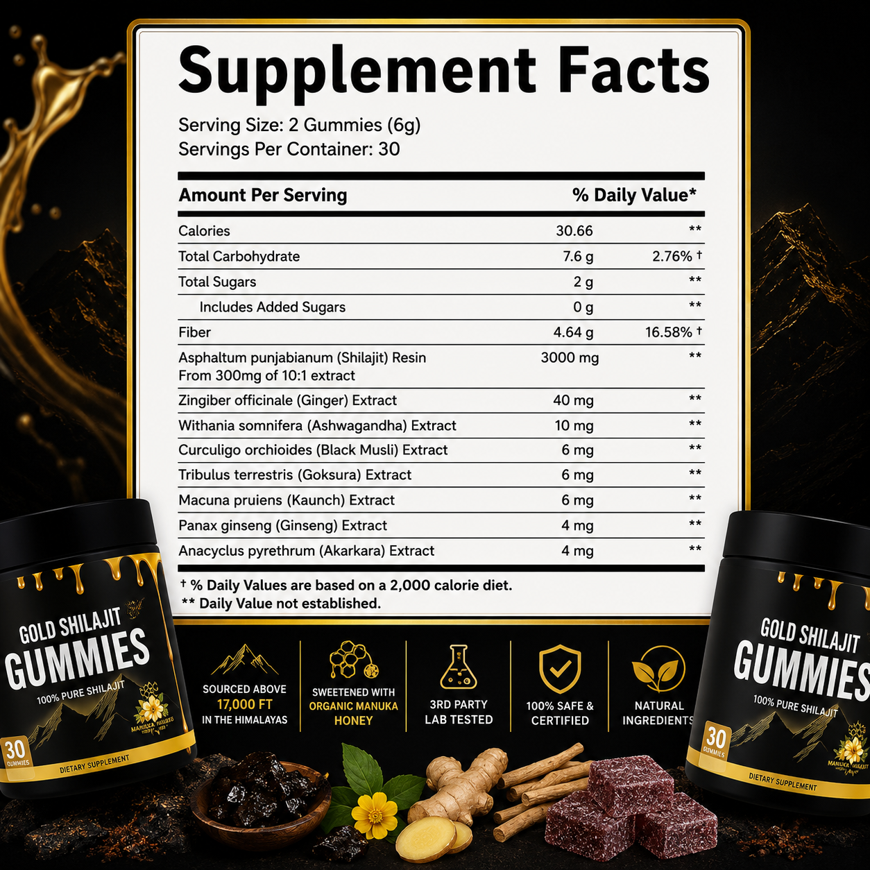 Himal Essence - Gold Shilajit Gummies
