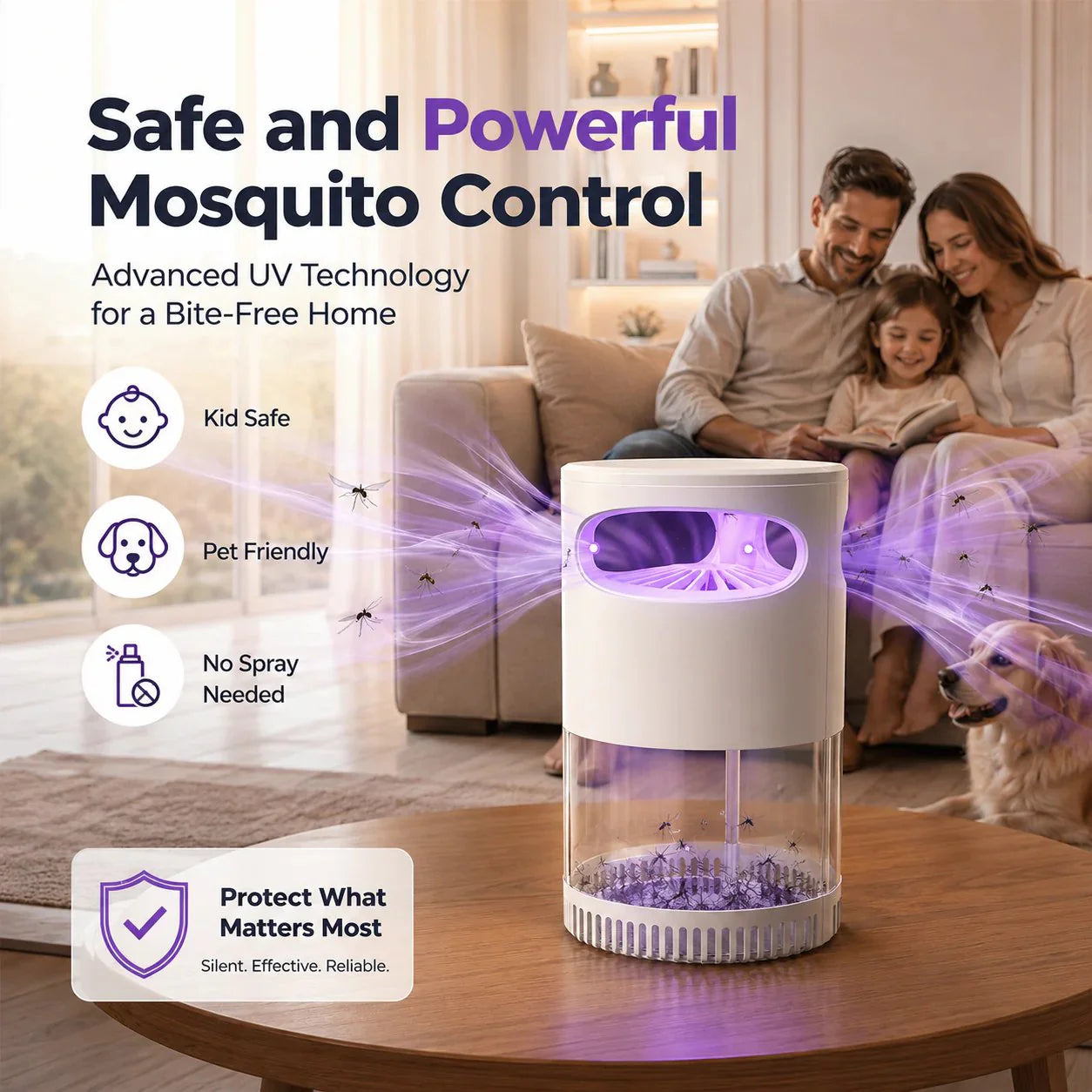Celluvia GlowTrap™ UV Mosquito Killer Lamp