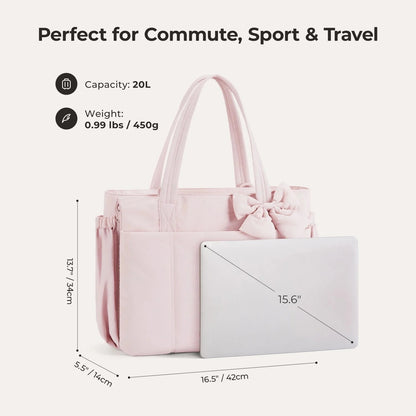 Celluvia Crush Tote Bag with Bow
